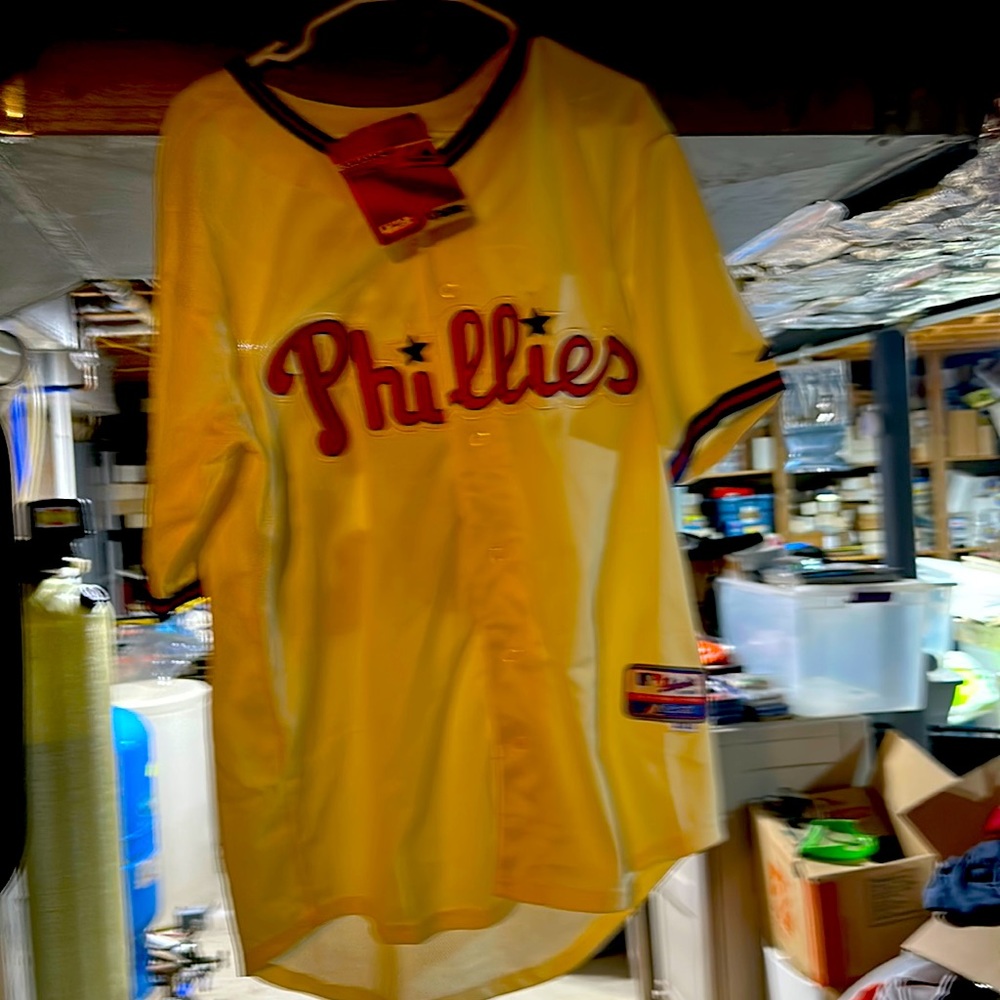 Cliff Lee Phillies jersey size 52 authentic majestic